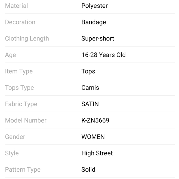 NWT Sexy Gold Chain Halter Summer Crop Top S:Small-Medium - Picture 6 of 6